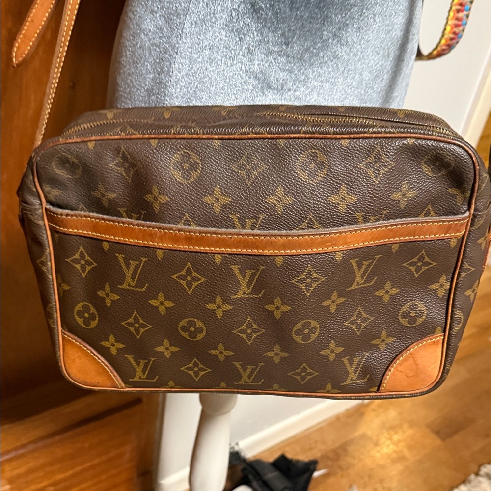 Louis Vuitton Brown Monogram Crossbody Bag